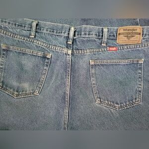 Wrangler Straight Bootcut Jeans Size 44x30 Vintage Men 9760WDR 97NPWDR Worn Work